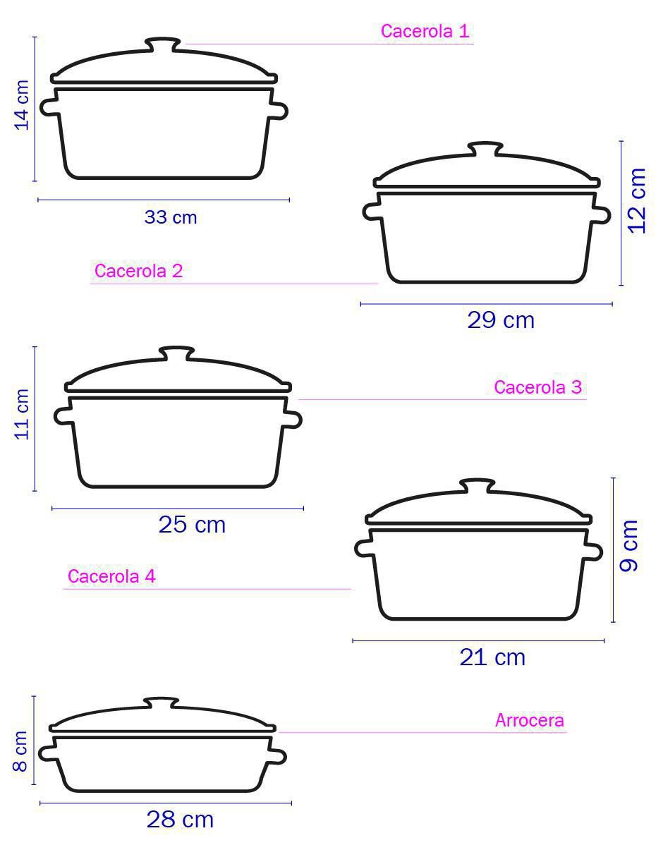 Bateria de cocina de alumino con recubrimiento de granito 10 piezas,  bateriadecocina juego de ollas cacerolas, set de ollas RD ROYAL COOK –  CHIC-FANTASY