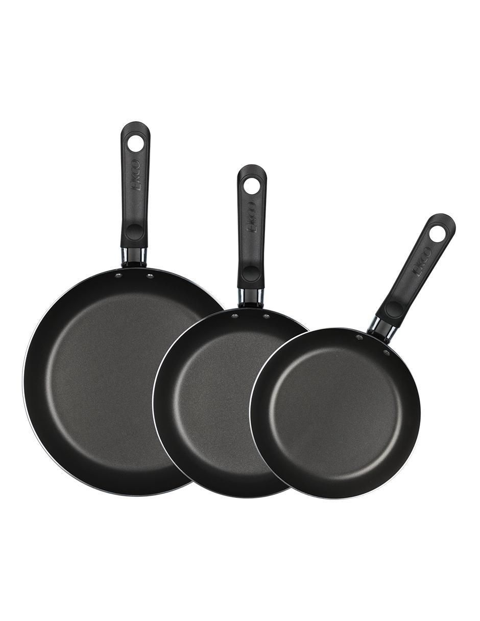 Set de sartenes Caramelo de aluminio 3 piezas 5