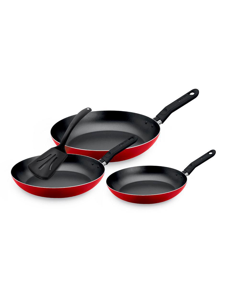 Set de sartenes Classic de aluminio 4 piezas 2