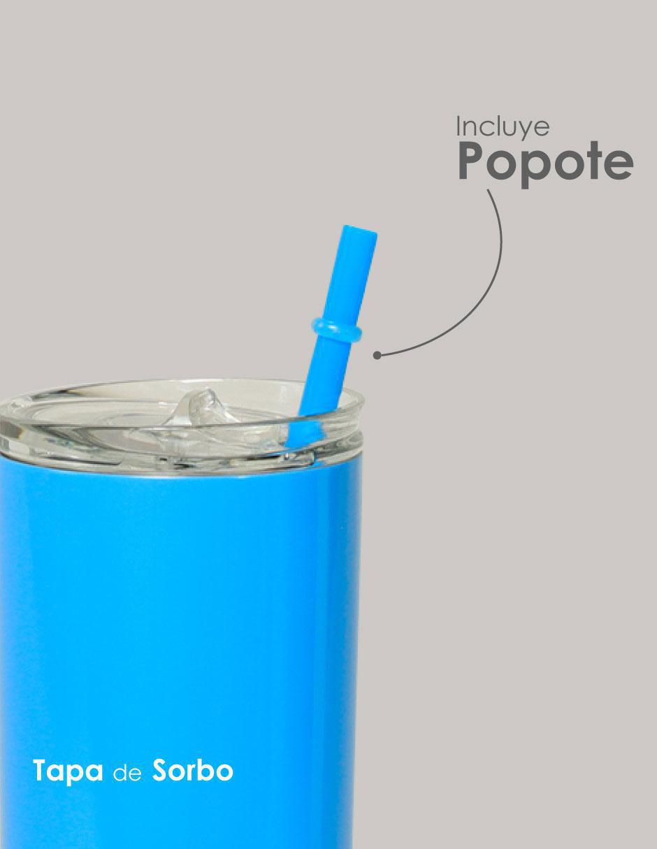 Set de vaso térmico de acero inoxidable Skinny con tapa rosca 5