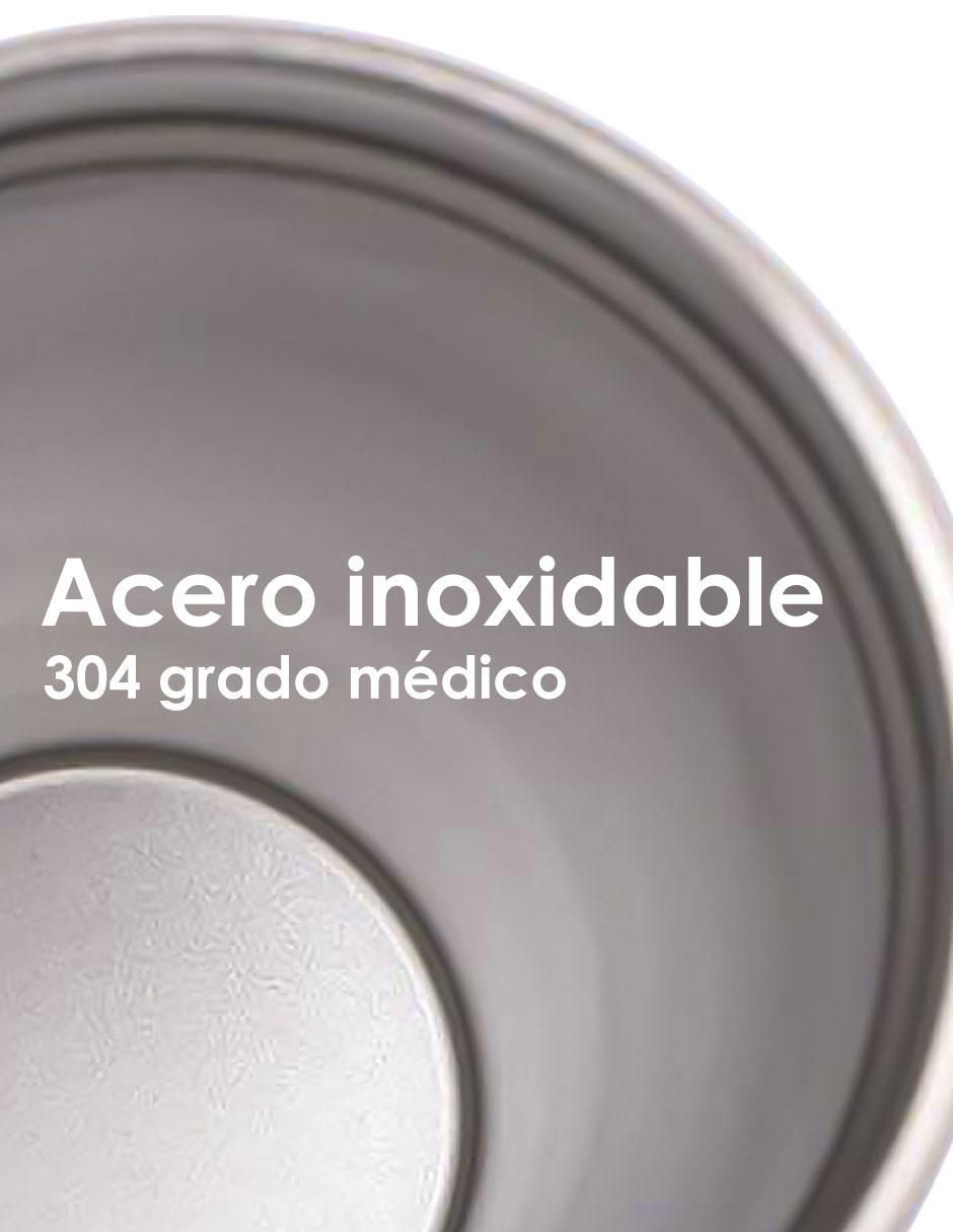 Set de vaso térmico de acero inoxidable Skinny con tapa rosca 7