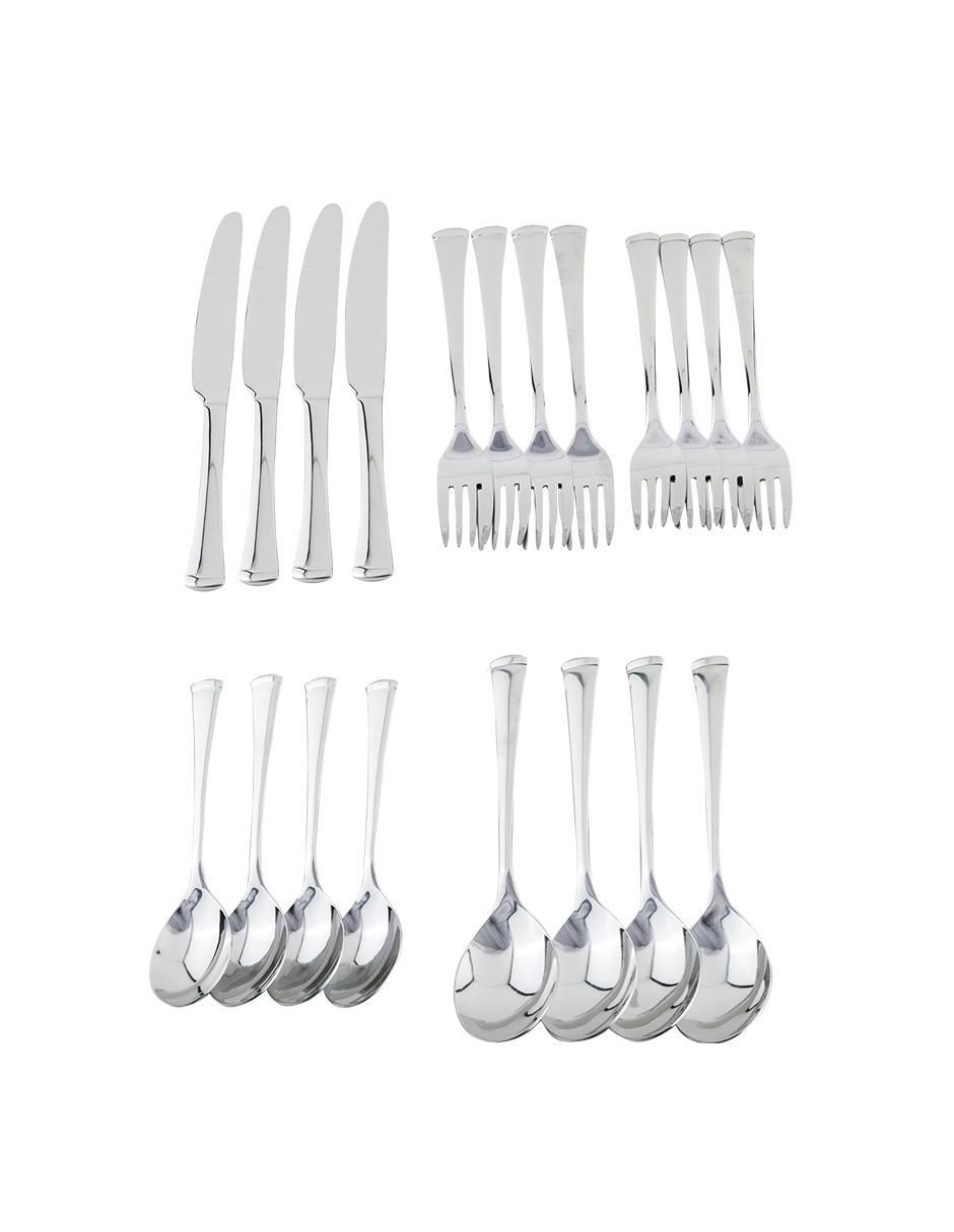 Set cubiertos de acero inoxidable 20 piezas 2