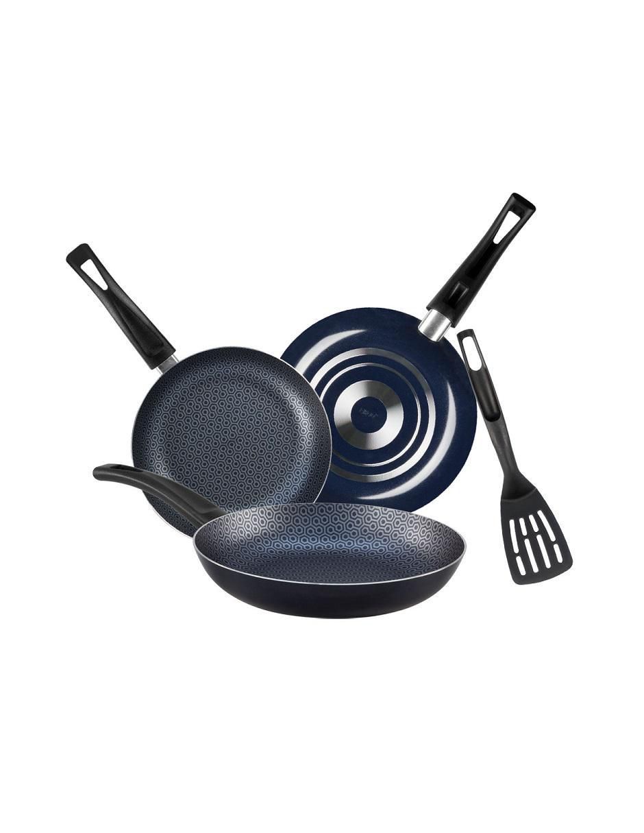 Set de sartenes Classic de aluminio 3 piezas 2