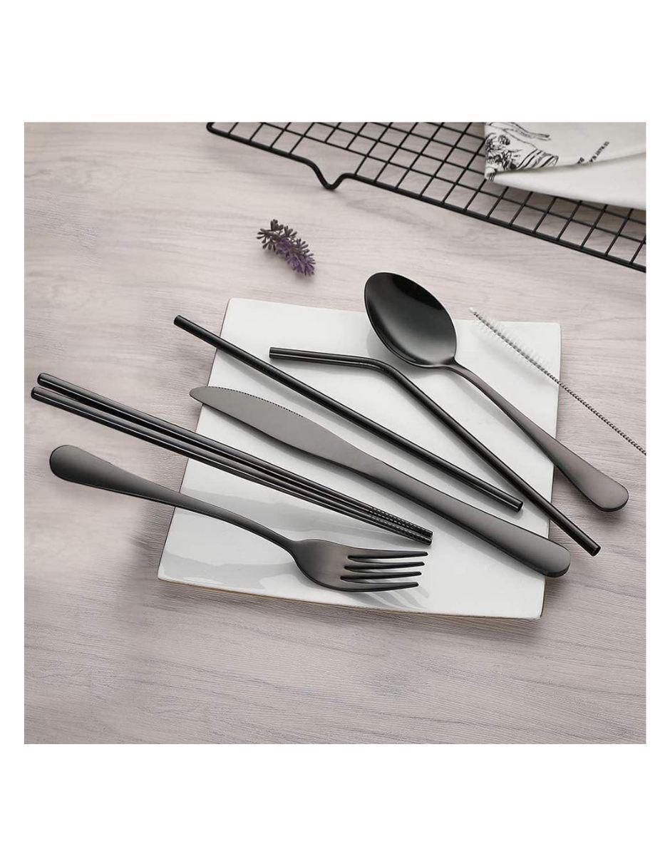 Set cubiertos de acero inoxidable 6 piezas 2