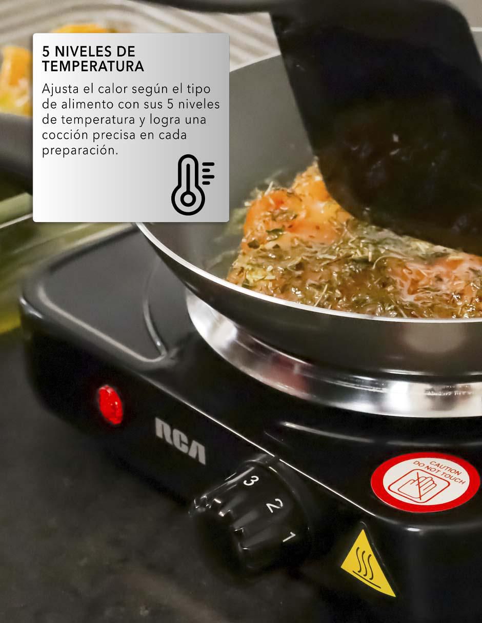 Parrilla eléctrica RC1000N de acero inoxidable 3
