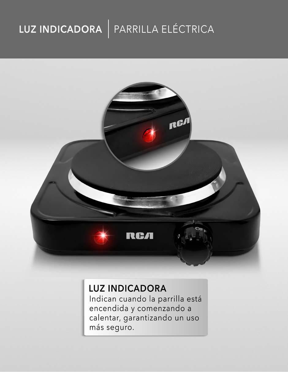 Parrilla eléctrica RC1000N de acero inoxidable 7