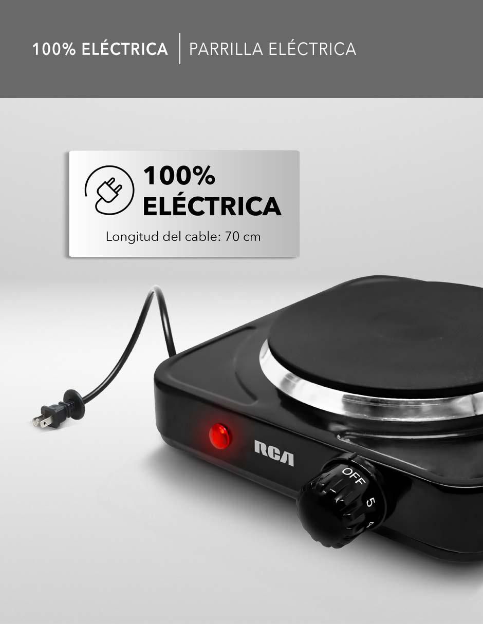 Parrilla eléctrica RC1000N de acero inoxidable 8