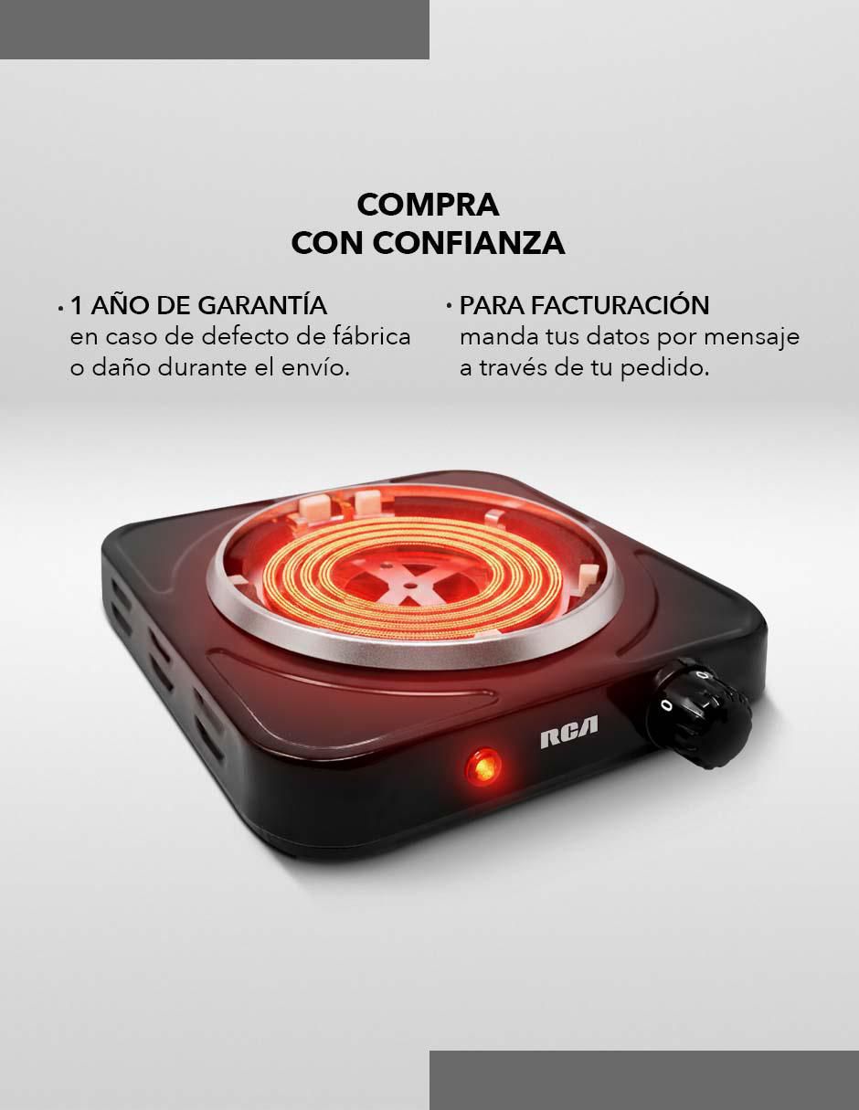 Parrilla eléctrica RC1000N de acero inoxidable 10