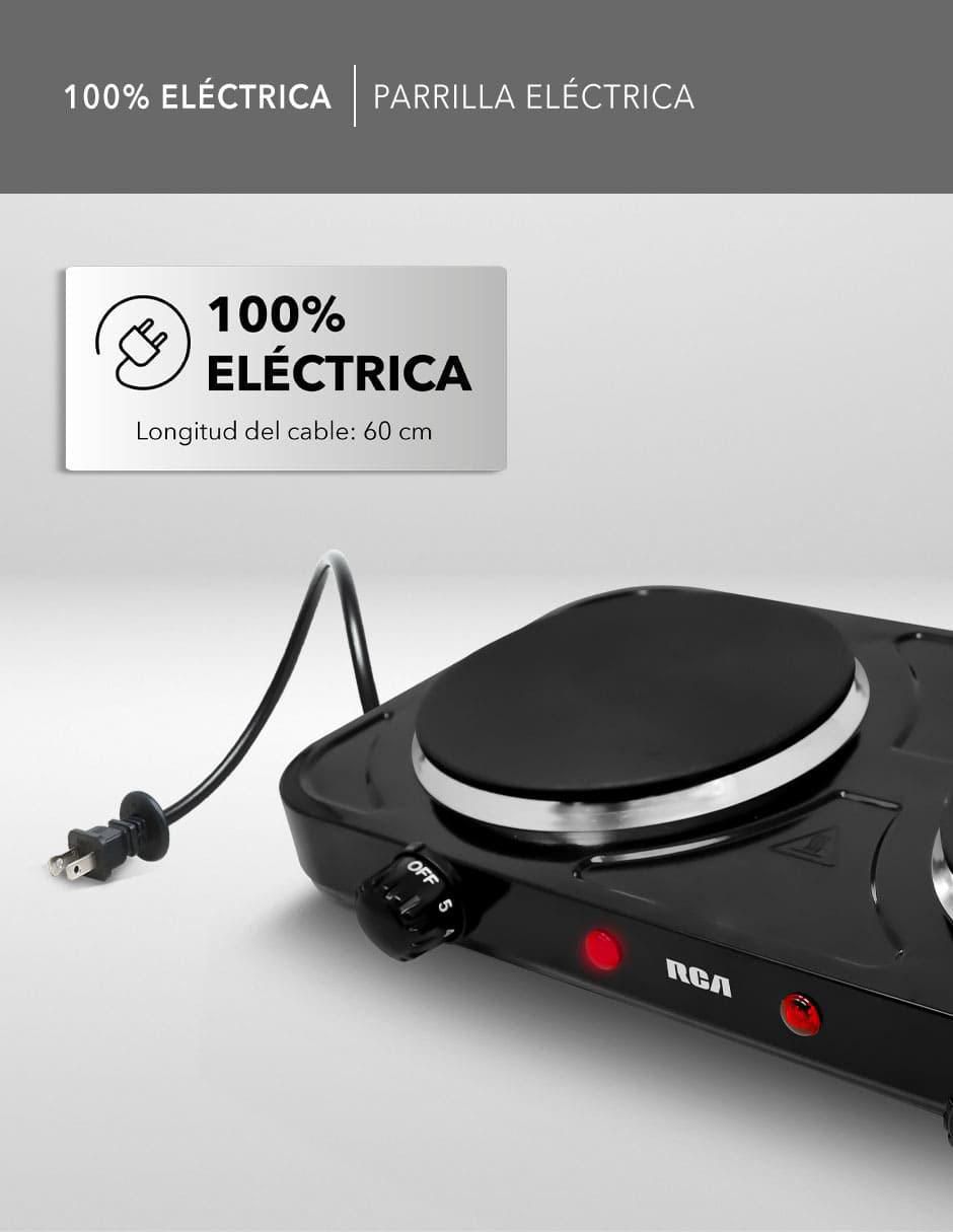 Parrilla eléctrica RC2000N de acero inoxidable 8