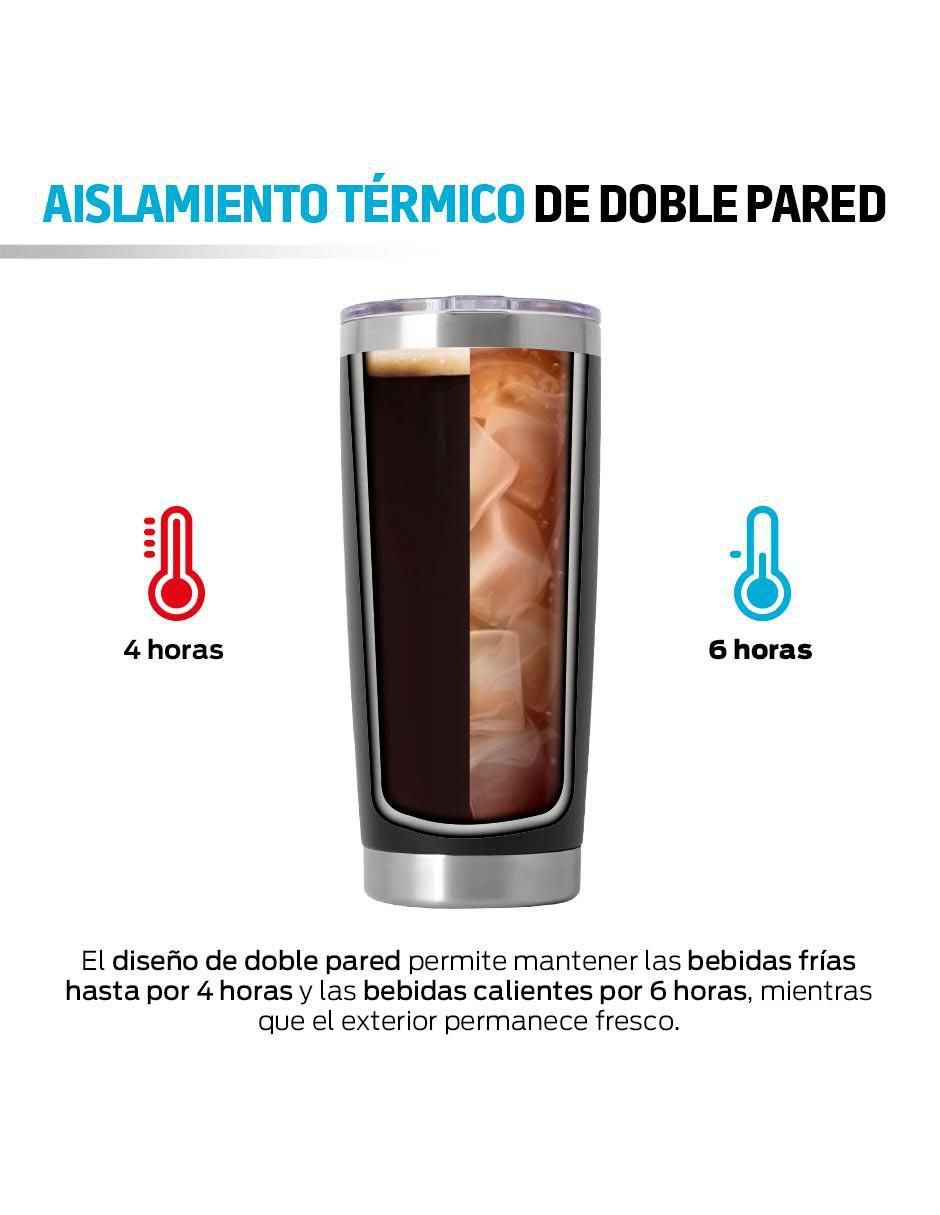 Vaso térmico de acero inoxidable con tapa flip top 680 ml 3