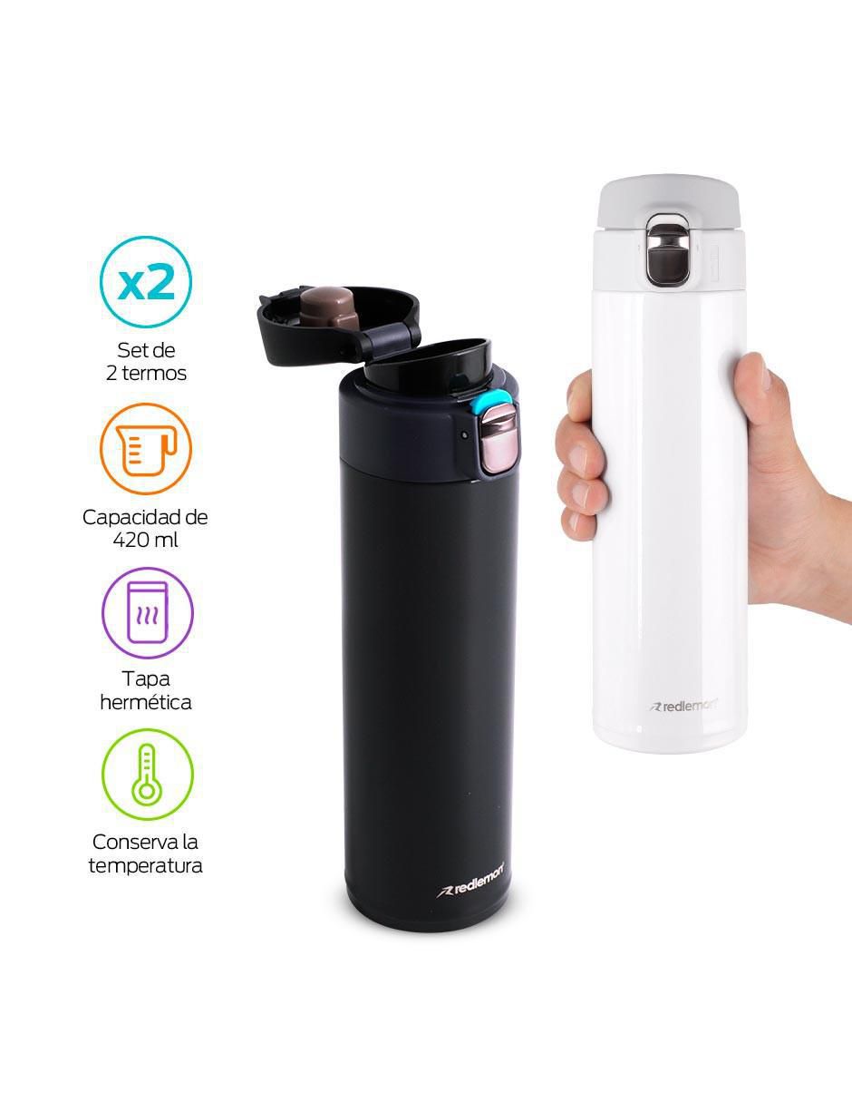 Termo de acero inoxidable con tapa flip top 2