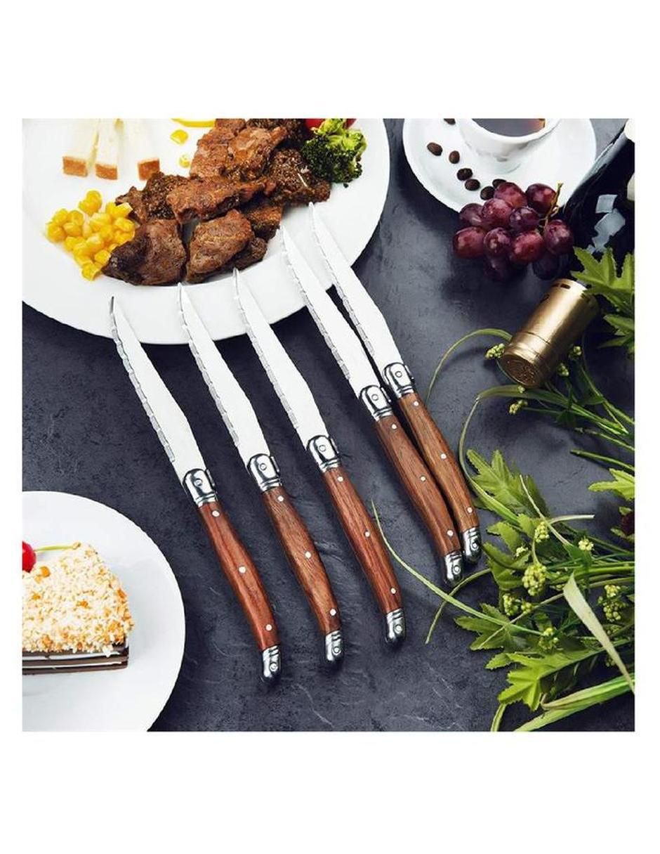 Set de cuchillos multiusos utensilios para asador y cocina 10 piezas 2