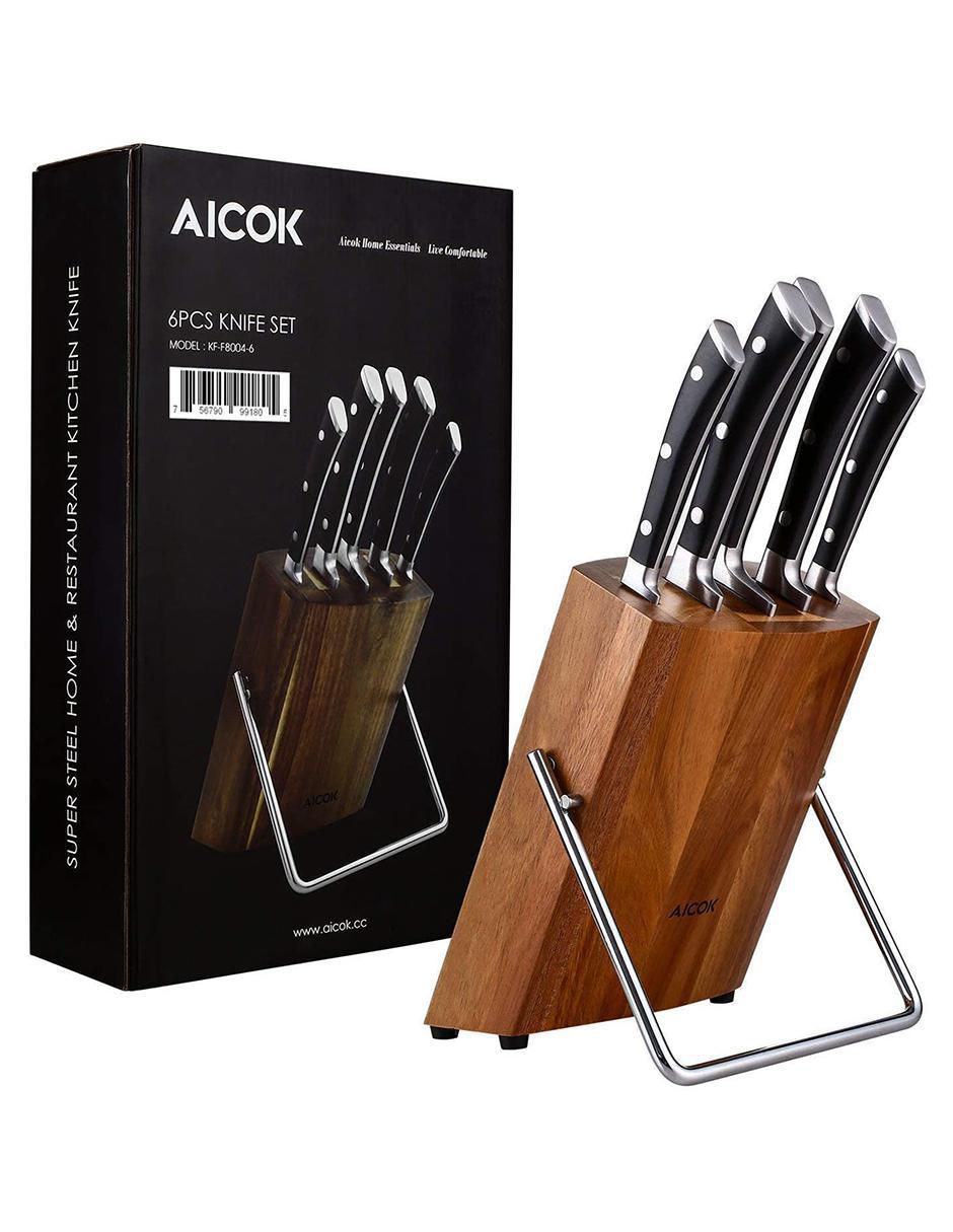 Set de cuchillos multiusos  6 piezas 7
