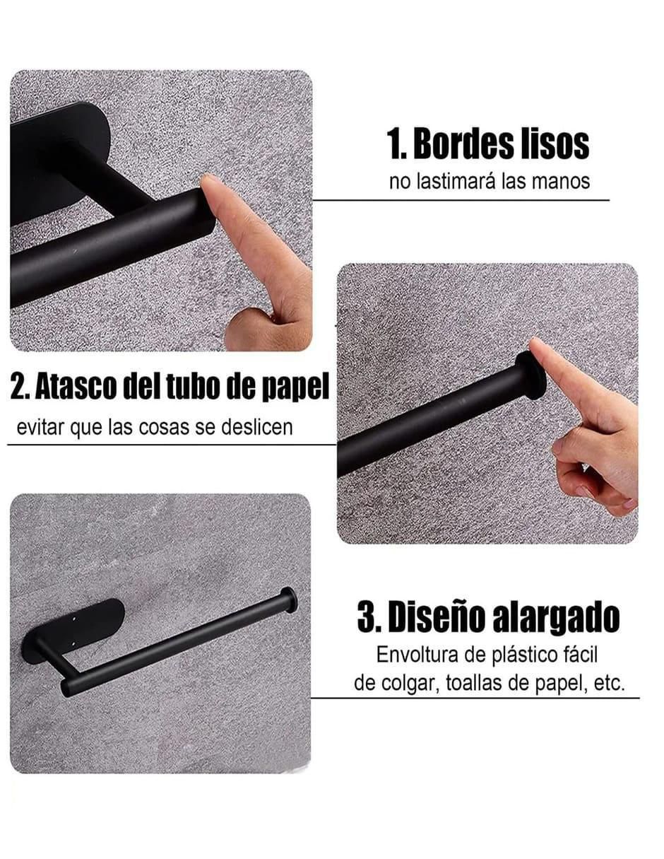 Portarrollos de acero inoxidable Lab.G 2 rollos 2