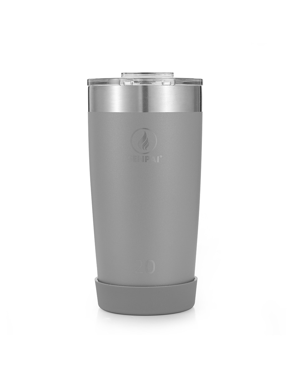 Termo de acero inoxidable con tapa flip top 600 ml Termo de acero inoxidable con tapa flip top 600 ml