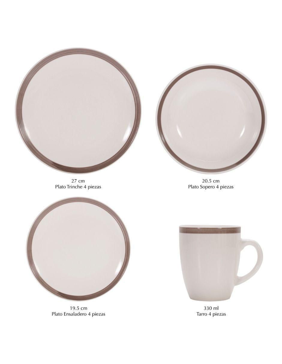 Set de tazas apilables de porcelana Crown Baccara™ con organizador, 5  piezas