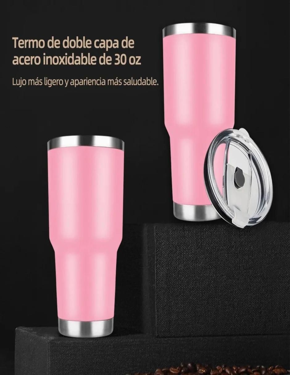 Termo de acero inoxidable con tapa doble rosca 800 ml 3