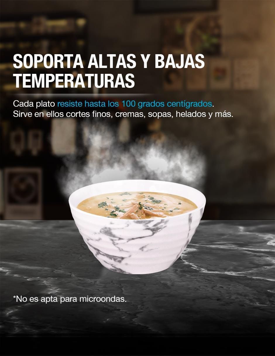 Vajilla cerrada viena de melamina para 4 personas 4