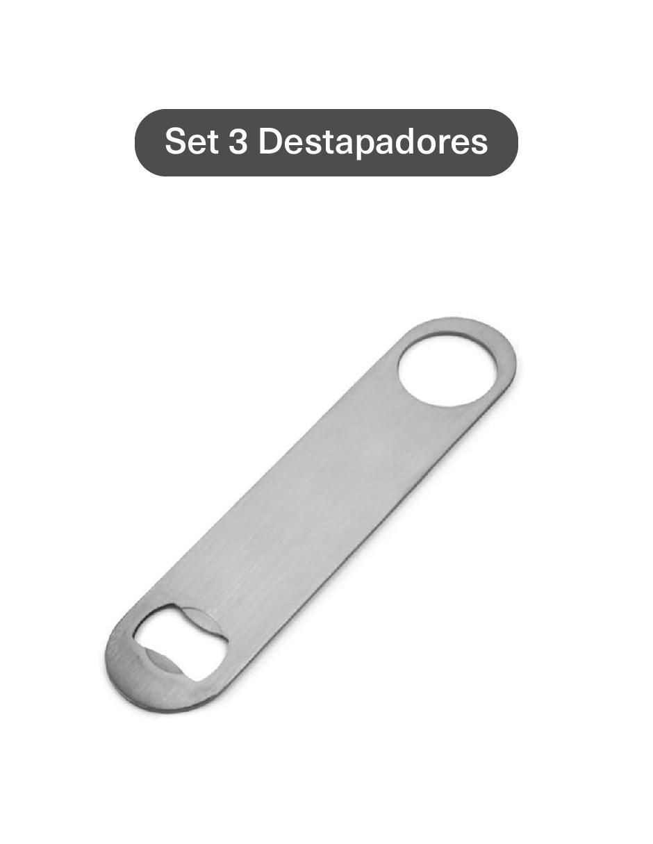 Destapador coquo set 3 destapadores