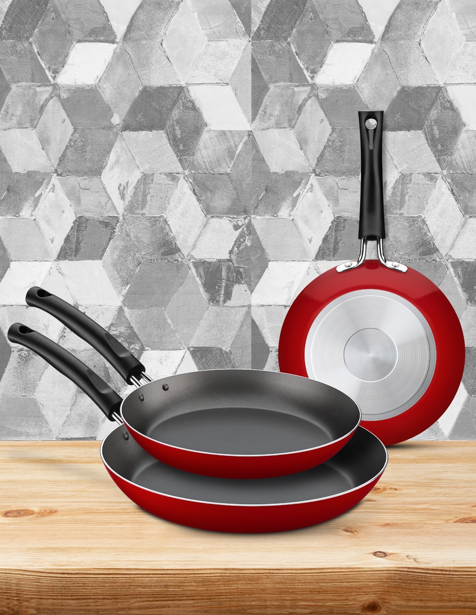 Set de sartenes Chelsea de aluminio 3 piezas 11