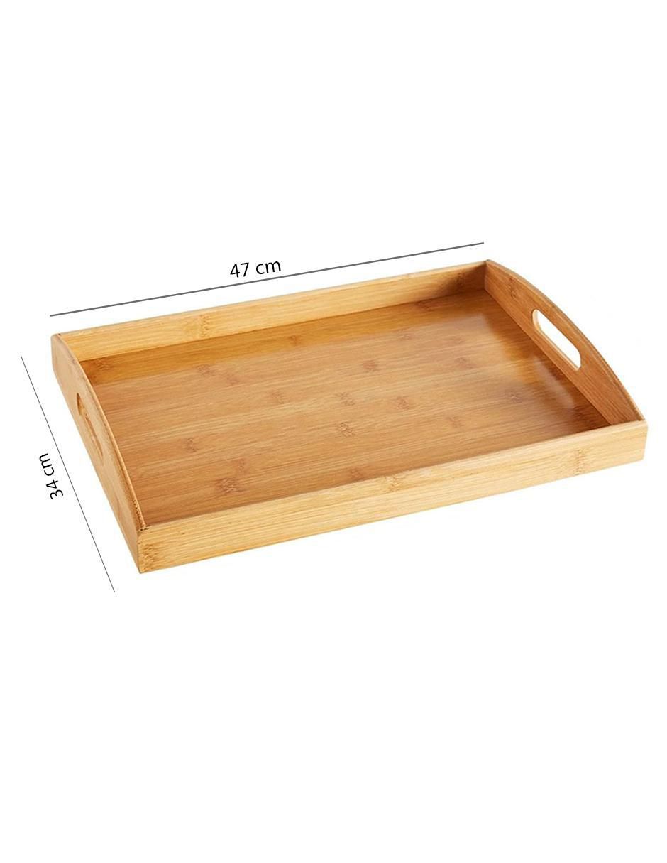 Charola multiusos de madera 5