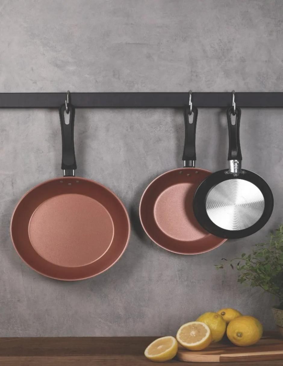Set de sartenes de aluminio 3 piezas 2