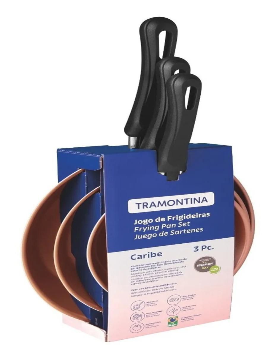 Set de sartenes de aluminio 3 piezas 3