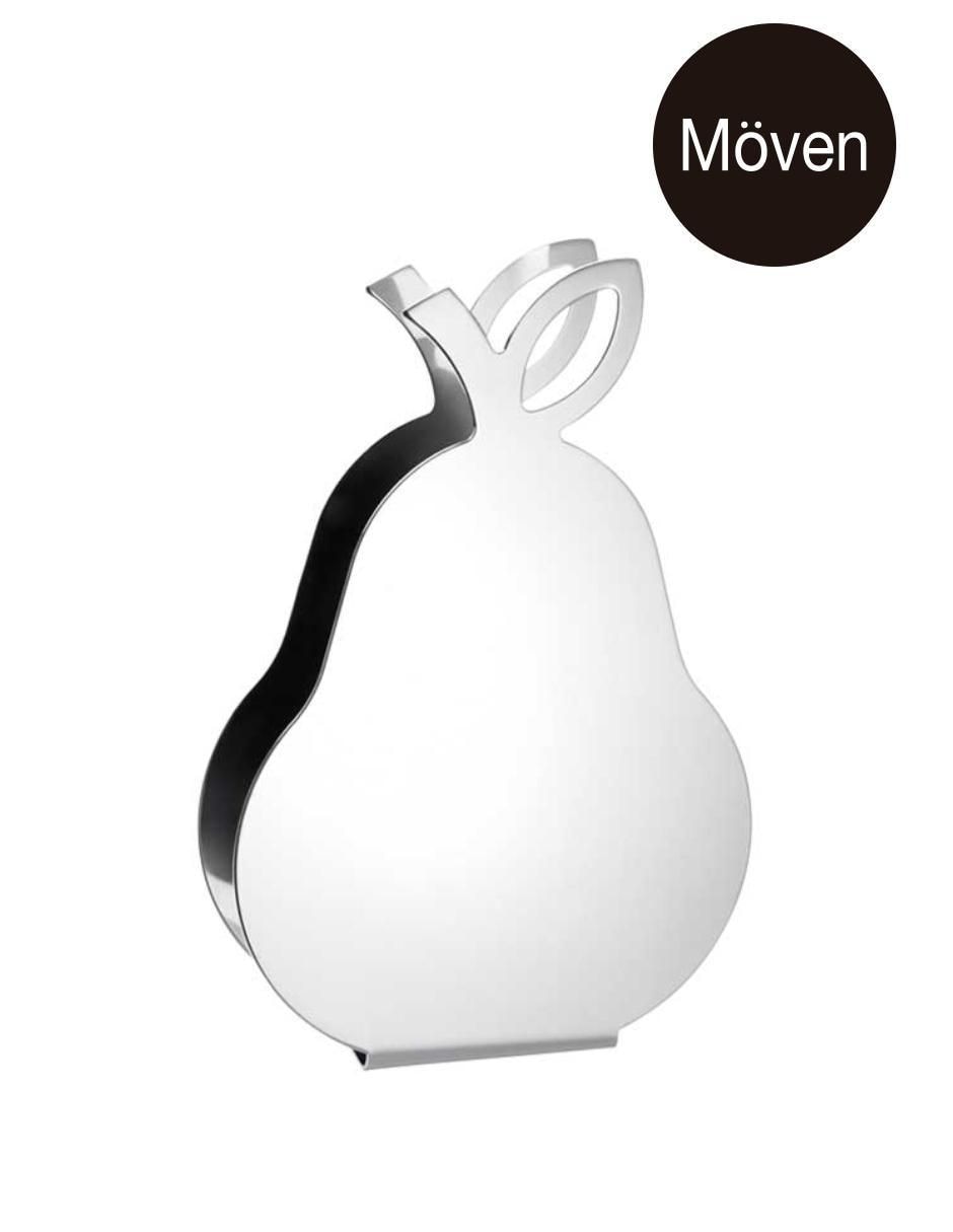 Set servilleteros Möven Pera de acero inoxidable 3