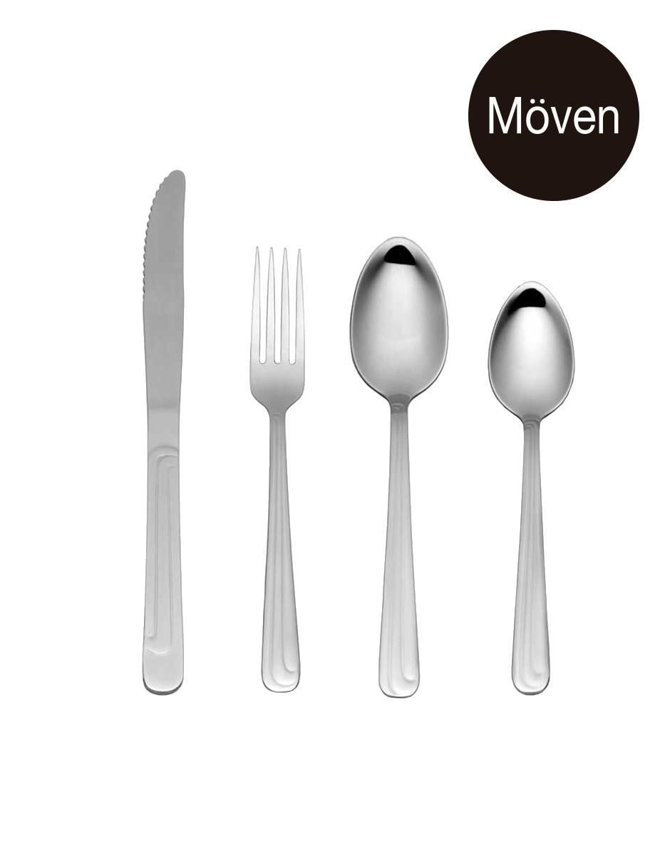 Set cubiertos Aquila de acero inoxidable 16 piezas 2