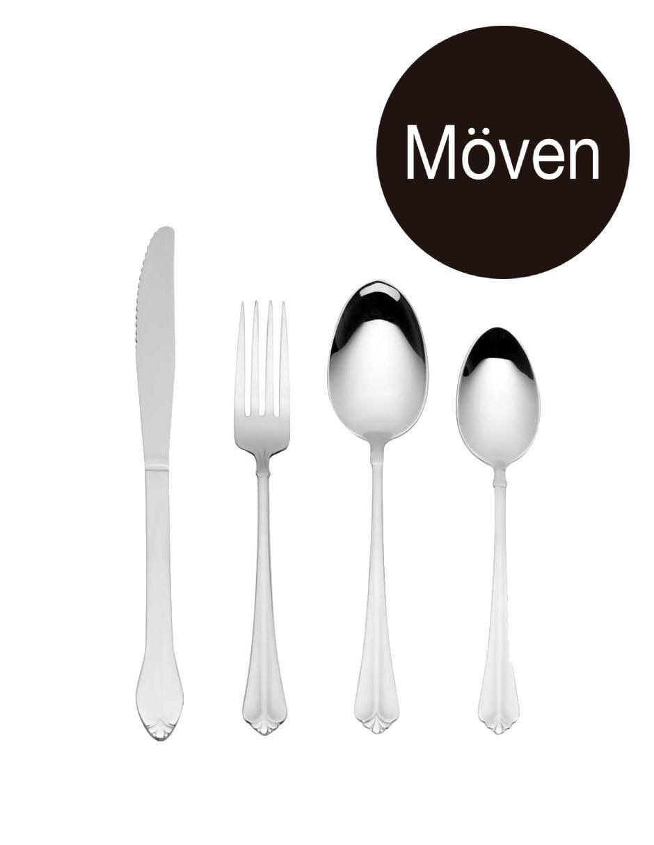 Set cubiertos Odessa de acero inoxidable 16 piezas 2
