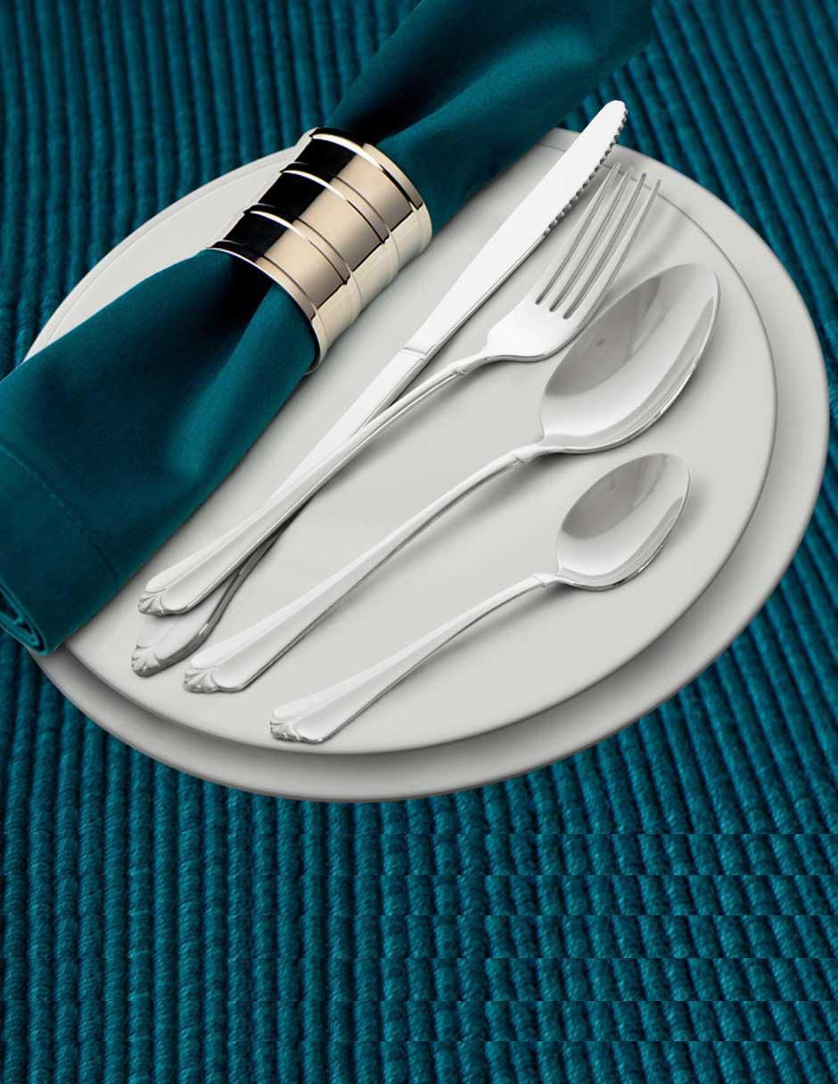 Set cubiertos Odessa de acero inoxidable 16 piezas 3