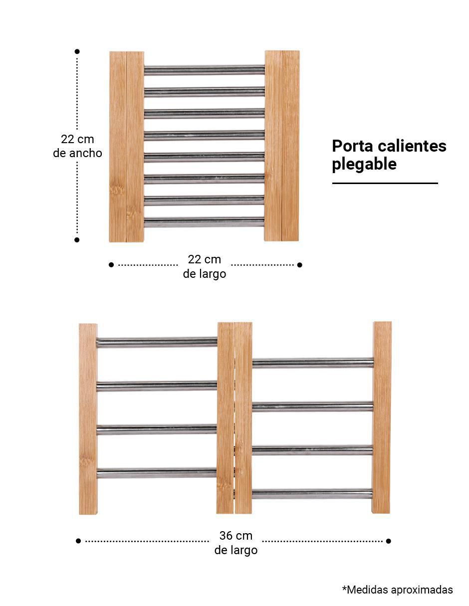 Porta caliente rectangular para cocina 6