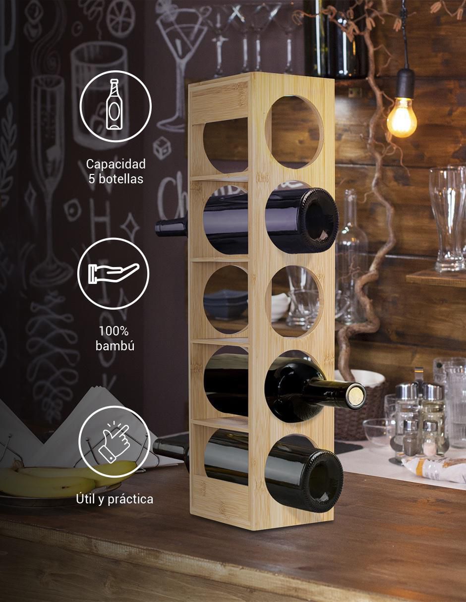 Cava de vinos Hmx-Wr002 capacidad 5 botellas 3