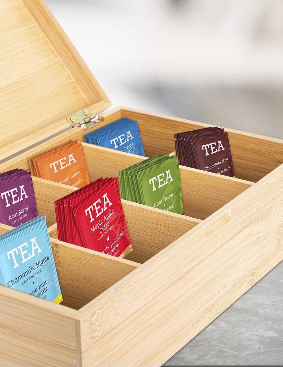 Contenedor de té bambú 5