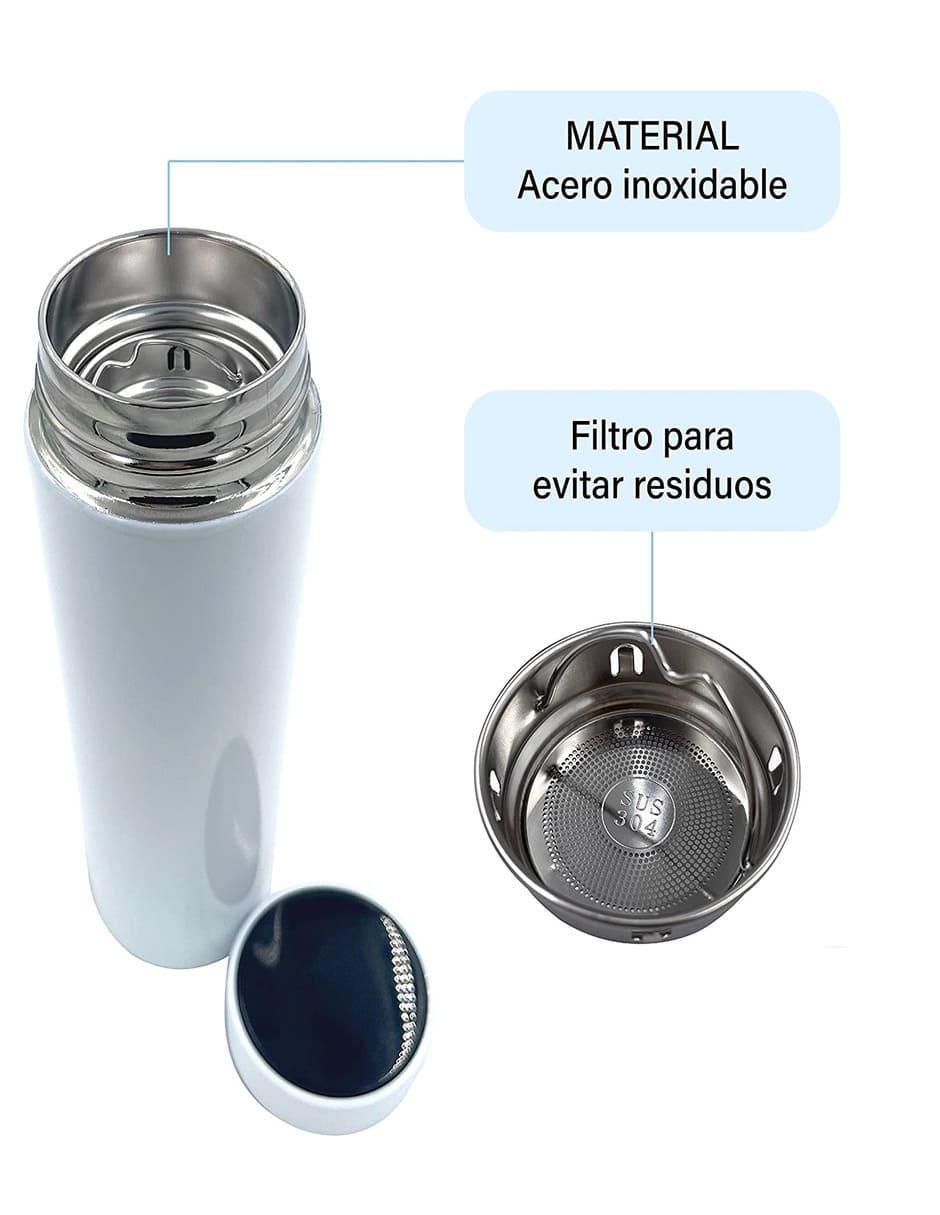 Termo de acero inoxidable con tapa rosca 4