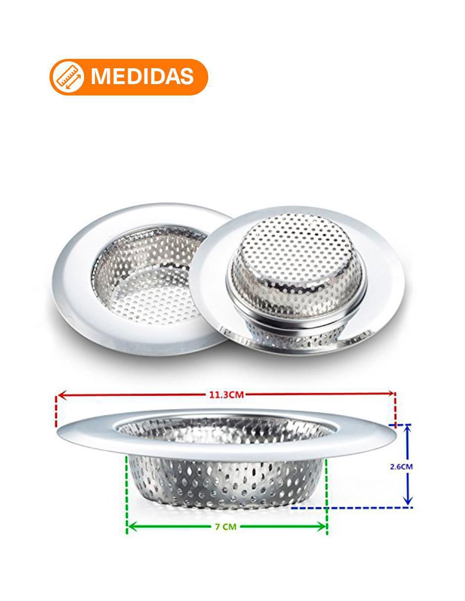 Coladeras para tarja de acero inoxidable 4