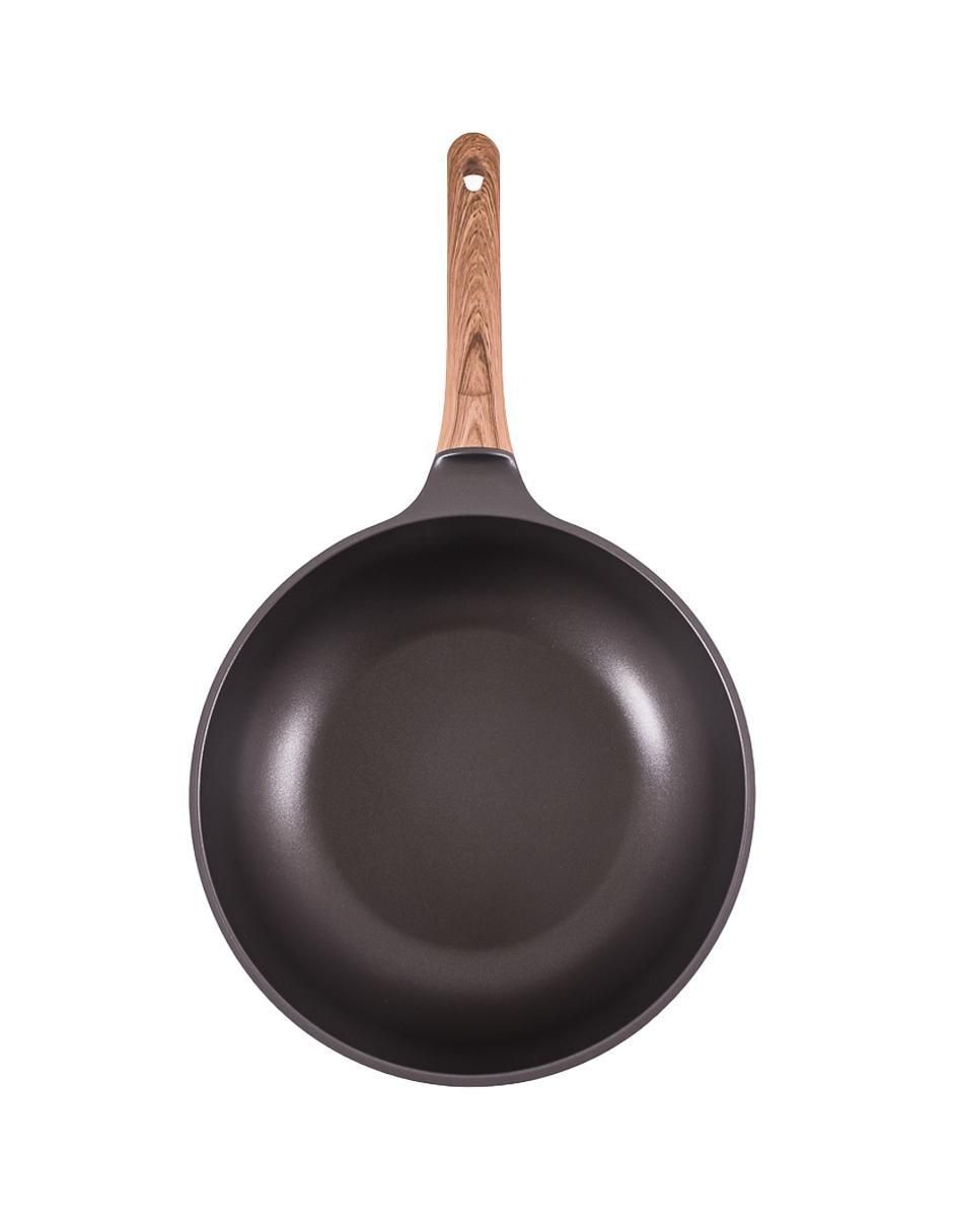 Sartén Wok de aluminio anodizado 1