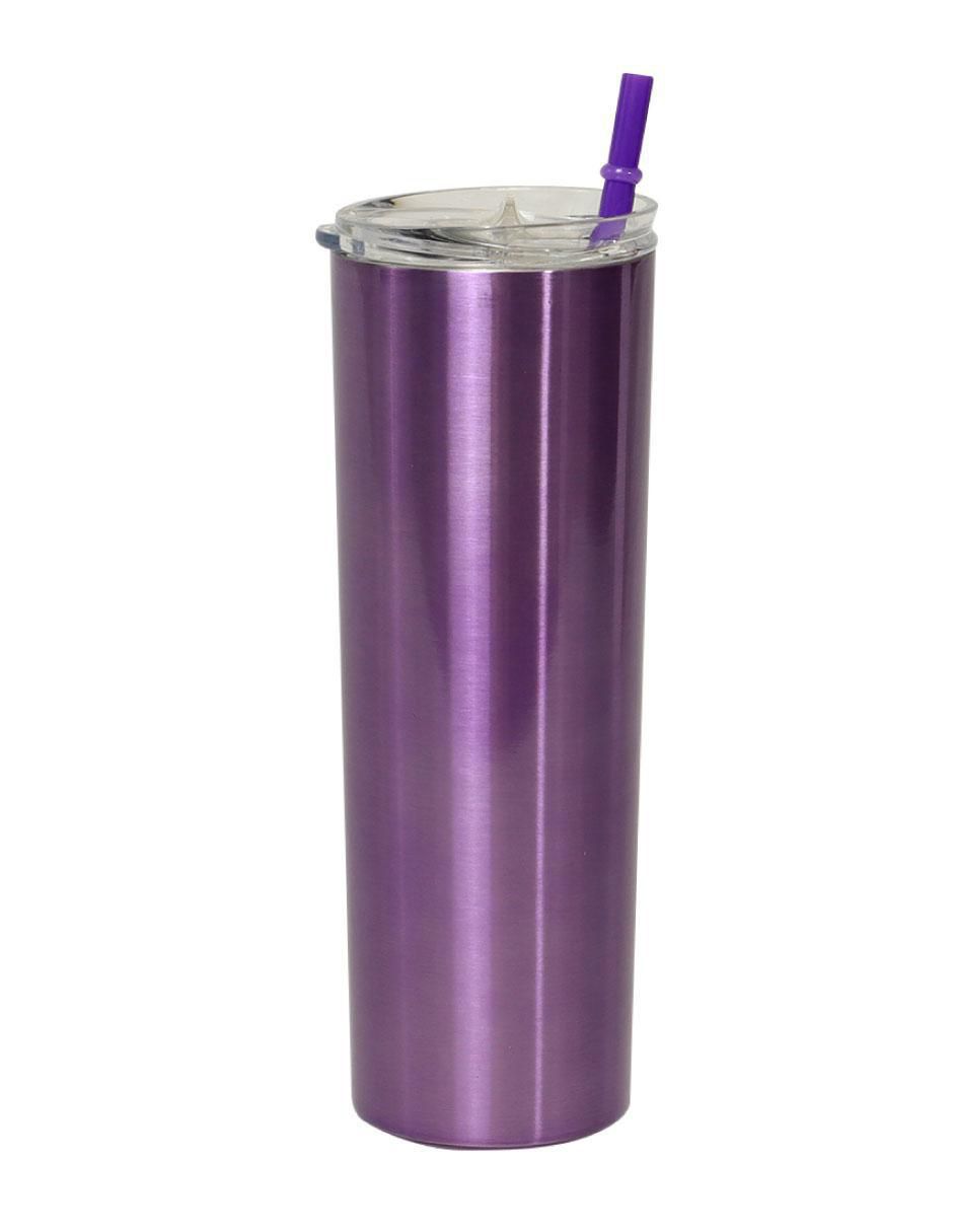 Termo de acero inoxidable con tapa push pull 591 ml