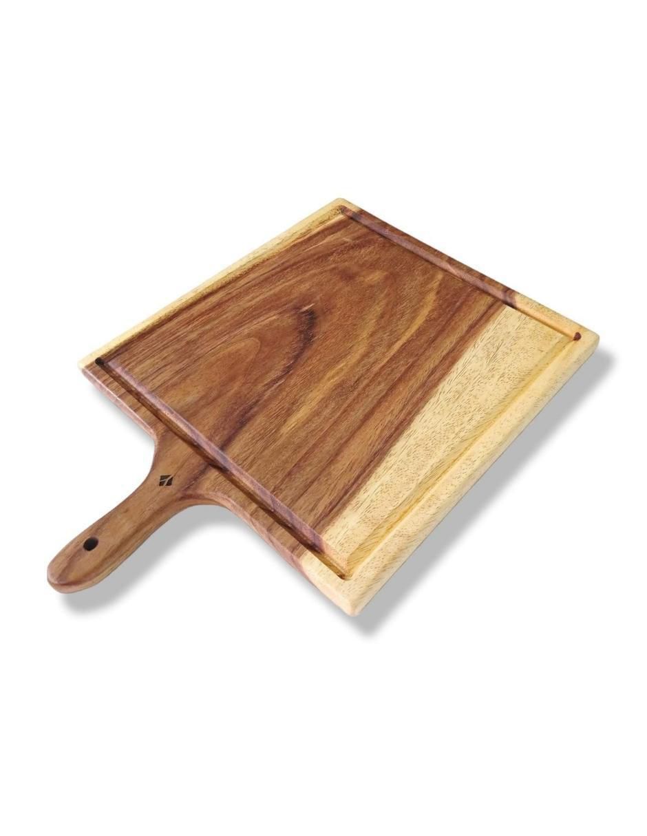 Tabla para picar Cuadrada de madera 5