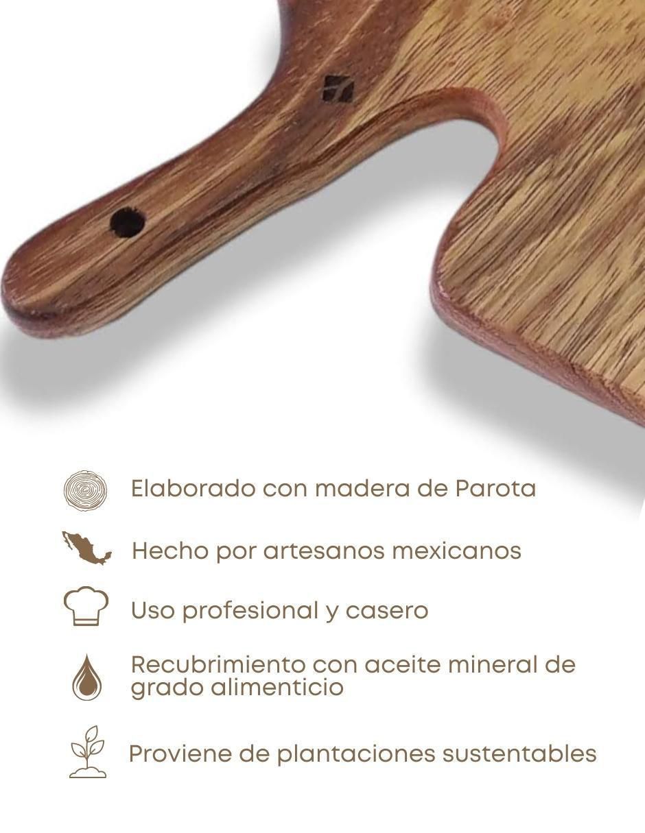 Tabla para picar Yañez Mobiliario de madera parota