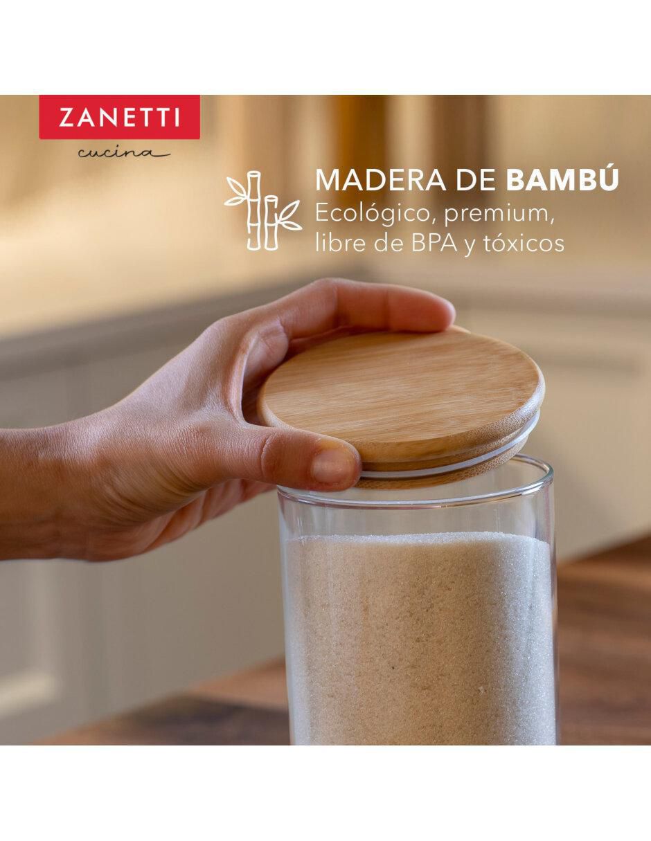 Frasco de almacenamiento de vidrio hermético 5