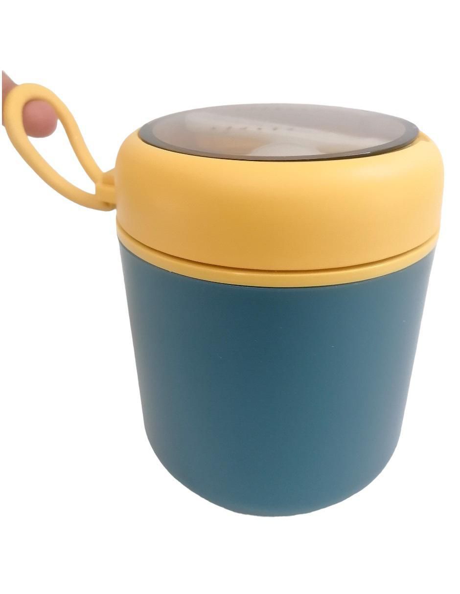 Lonchera de acero inoxidable con tapa rosca 530 ml 2
