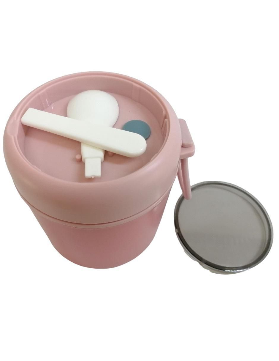 Lonchera de acero inoxidable con tapa rosca 530 ml