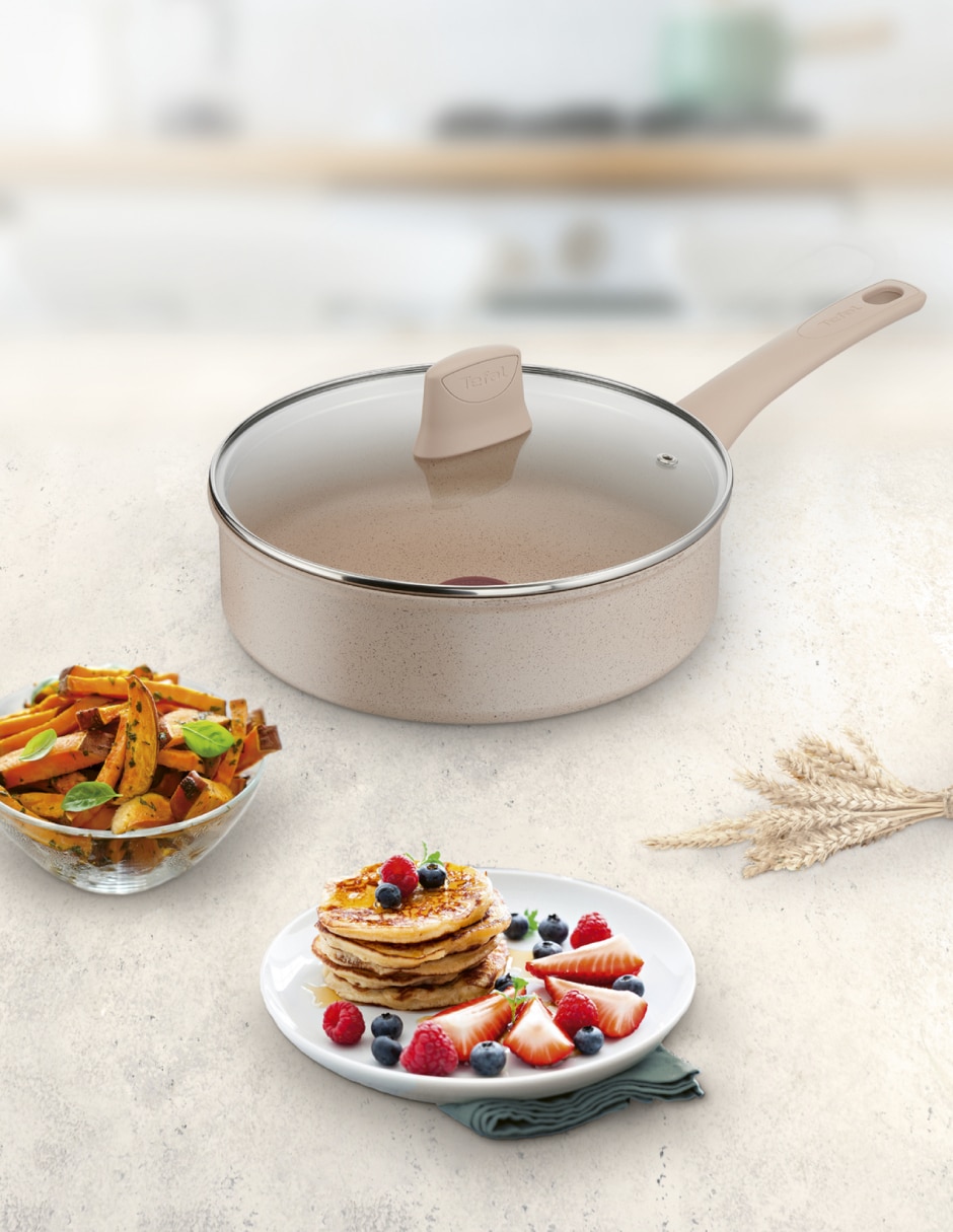 Set de sartenes con tapa Delight de aluminio 3 piezas 3