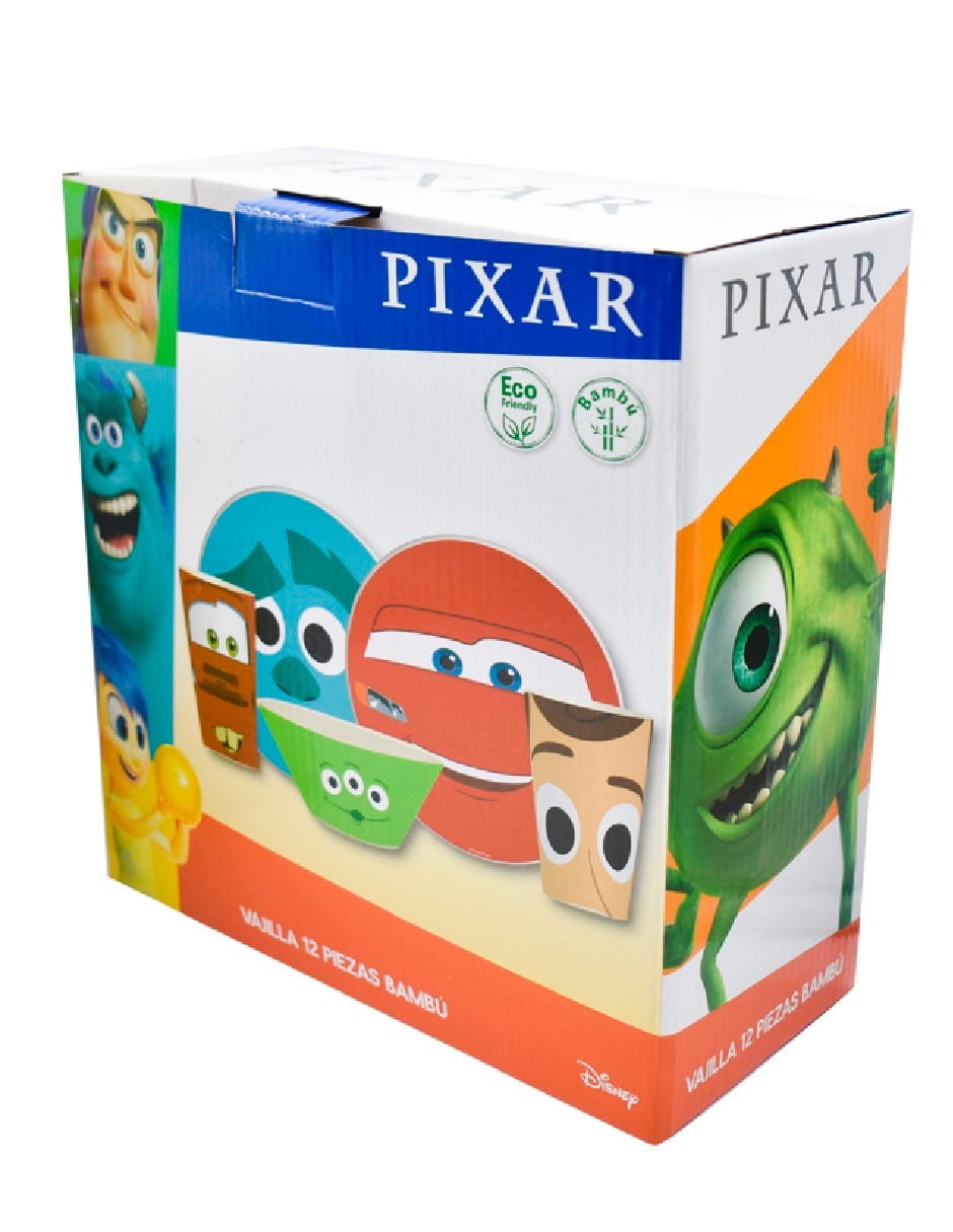 Vajilla cerrada disney pixar para 4 personas 2