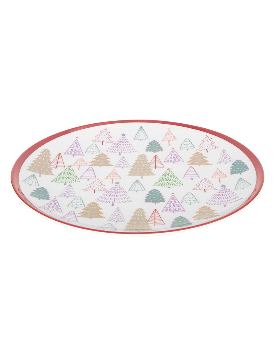 Plato trinche navideño de melamina 1