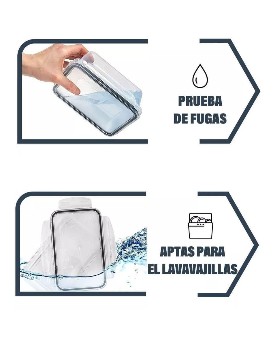 Set contenedores de plástico 17 piezas 2