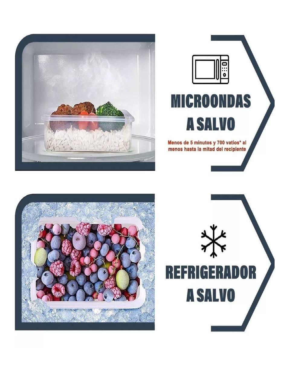 Set contenedores de plástico 17 piezas 3