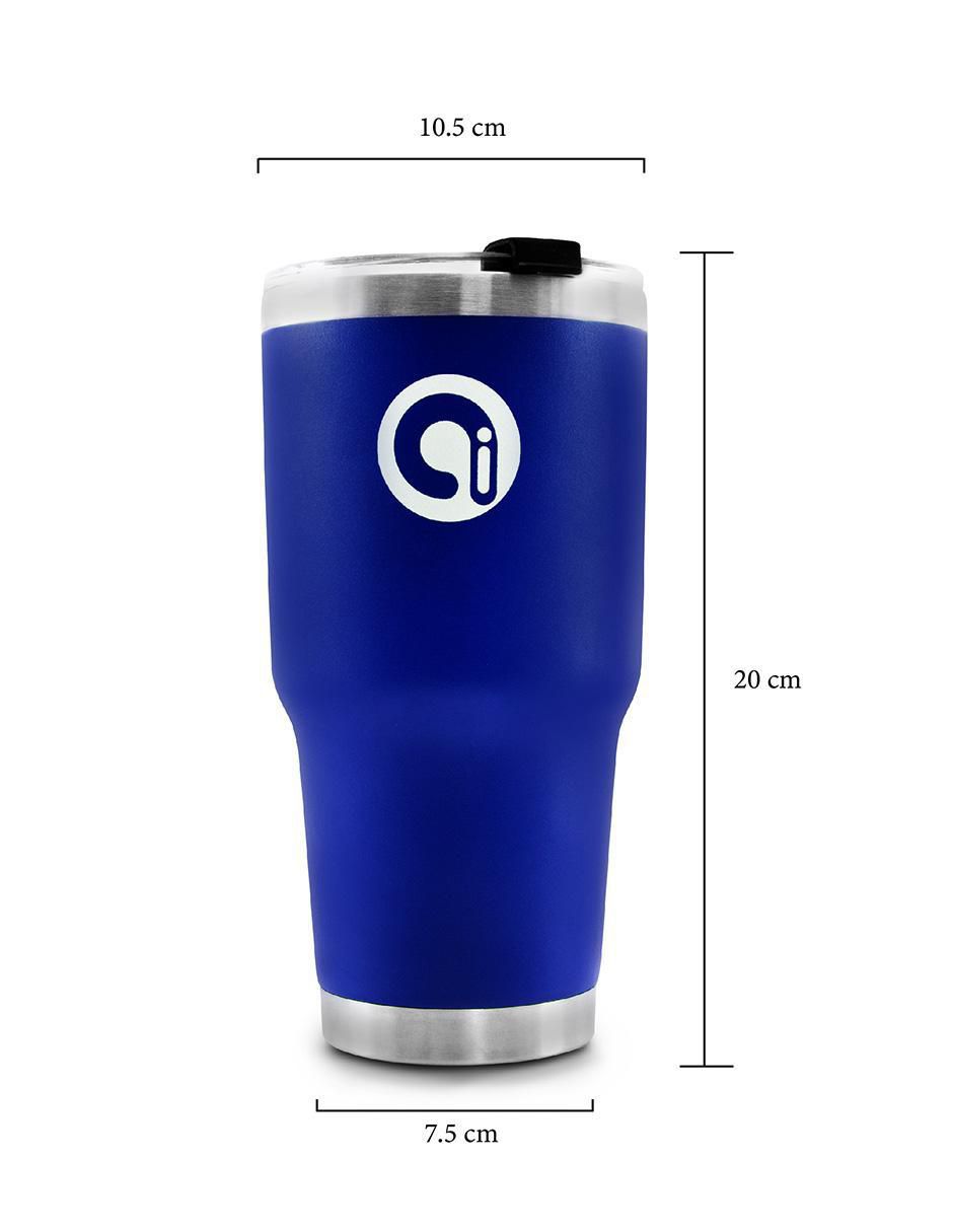 Termo de acero inoxidable con tapa push pull 10