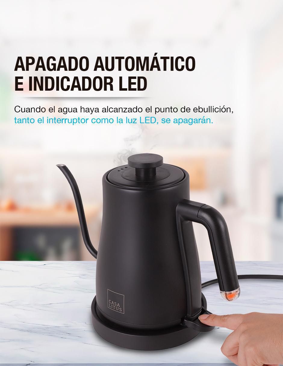Tetera eléctrica de acero inoxidable 5
